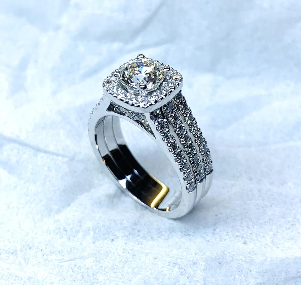 Bague or blanc et diamants_2